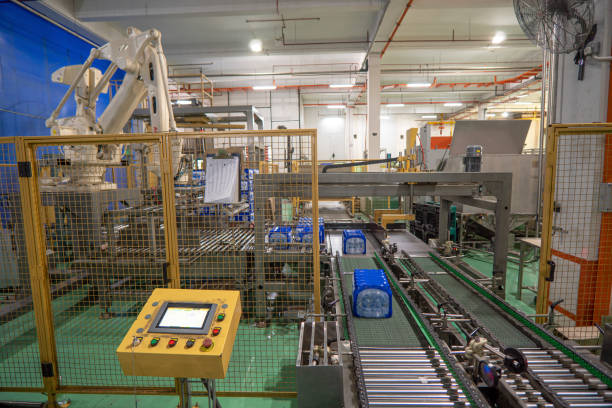 Feature sensors or connected factory floors automation