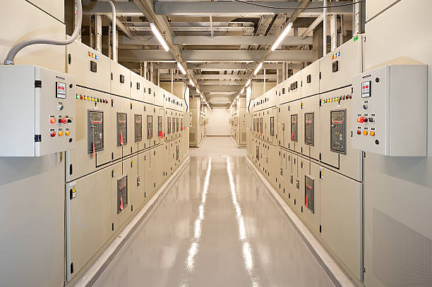 image of control panels or PLC systems automation